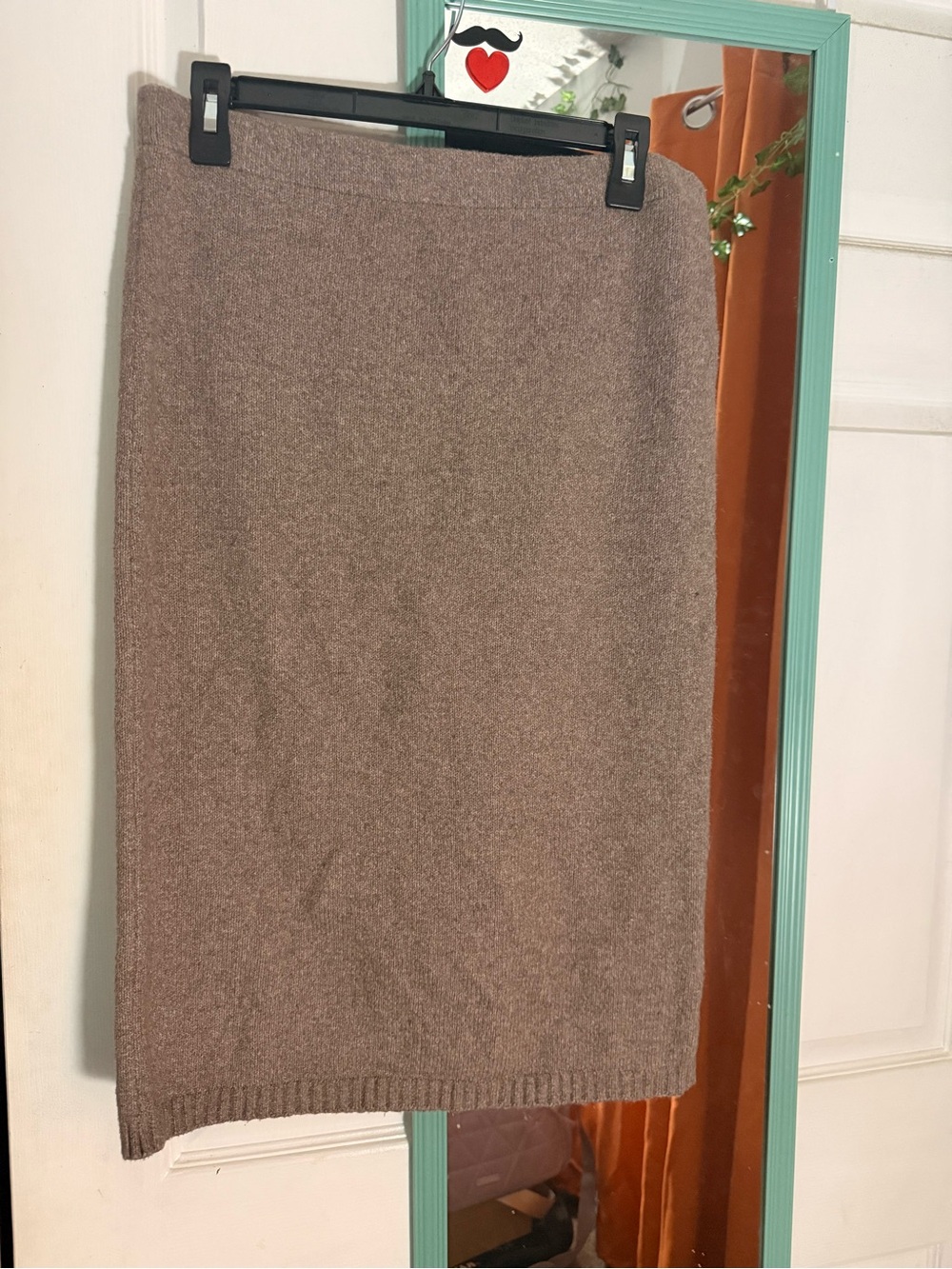 Old Navy Brown Knit Pencil Skirt